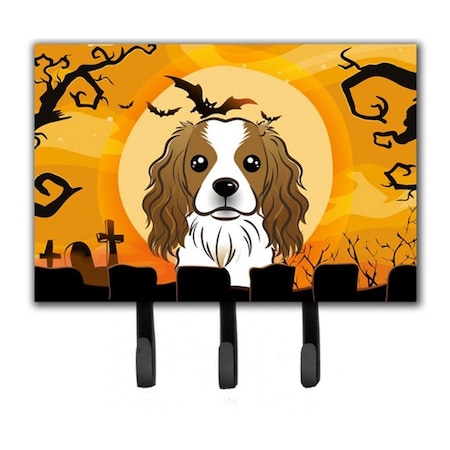 Jensendistributionservices Halloween Cavalier Spaniel Leash & Key Holder MI1715806